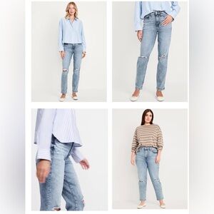 NWOT Old Navy High-Rise O.G. Straight, secret-smooth pockets, size 6.